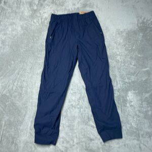 Eddie Bauer Women's 8 Fleece Lined Activewear Pants Navy H1012